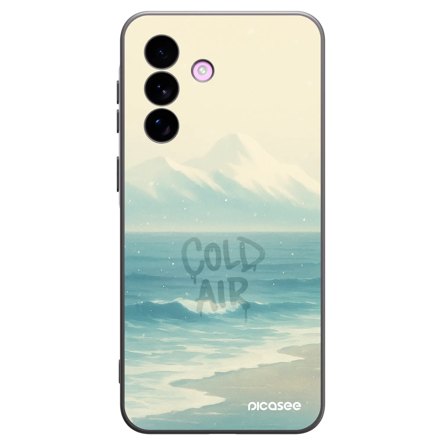Picasee silikonowe czarne etui na Samsung Galaxy A57 5G - COLD AIR