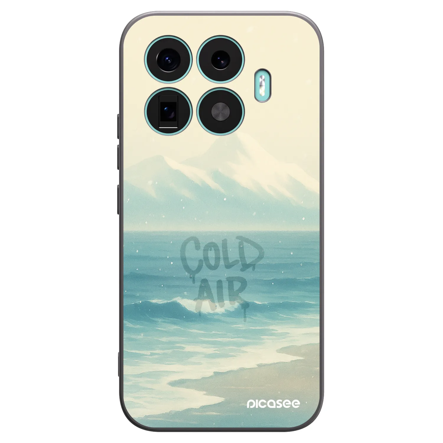 Picasee silikonowe czarne etui na Xiaomi 17T - COLD AIR