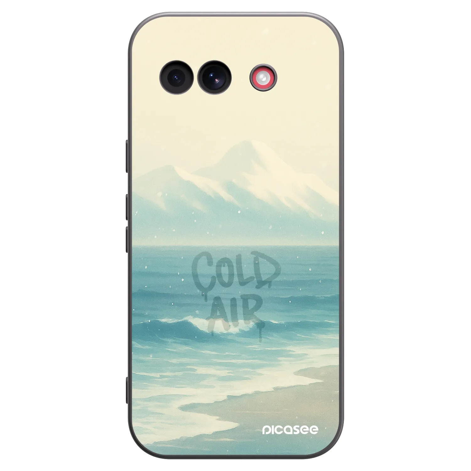Picasee silikonowe czarne etui na Google Pixel 10a - COLD AIR