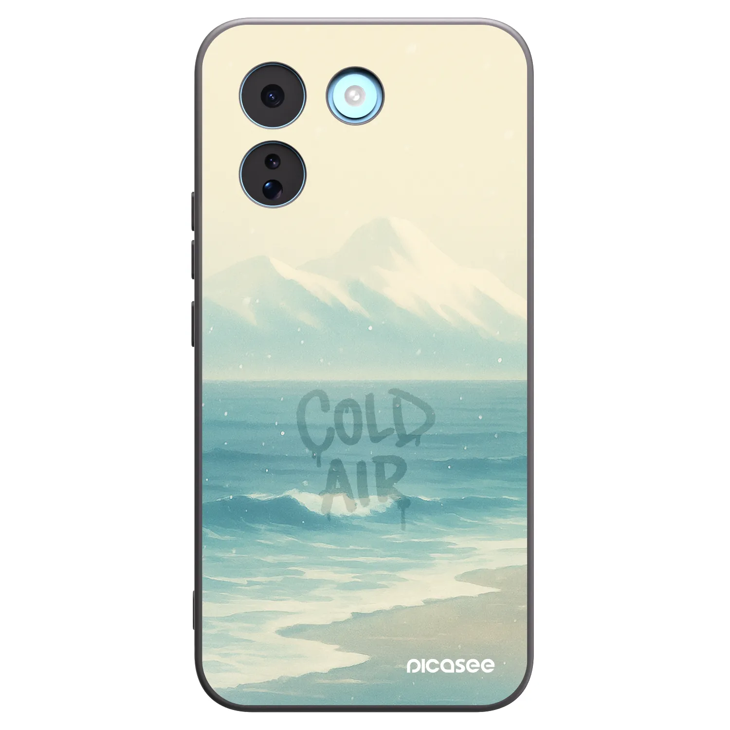 Picasee silikonowe czarne etui na Xiaomi Redmi Note 17 Pro MAX 5G - COLD AIR