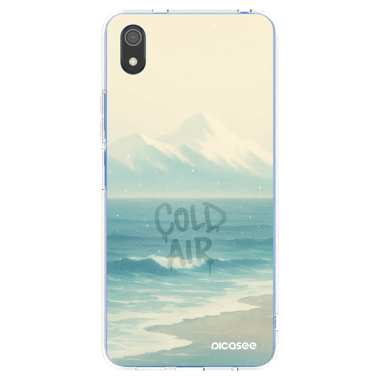 Picasee silikonowe przeźroczyste etui na Xiaomi Redmi 7A - COLD AIR