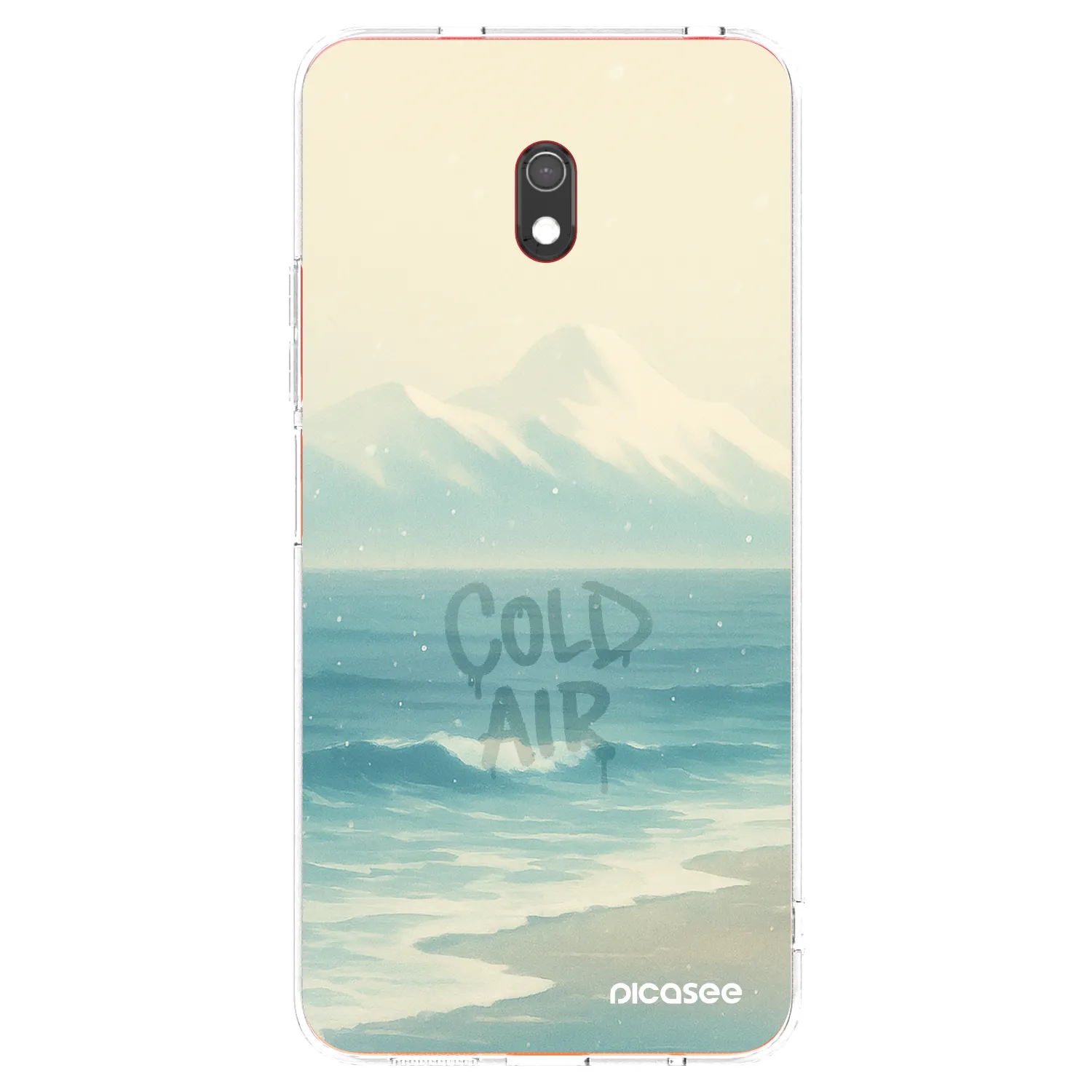 Picasee silikonowe przeźroczyste etui na Xiaomi Redmi 8A - COLD AIR