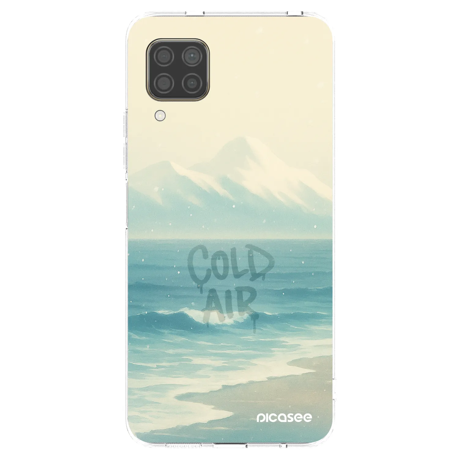Picasee silikonowe przeźroczyste etui na Huawei P40 Lite - COLD AIR