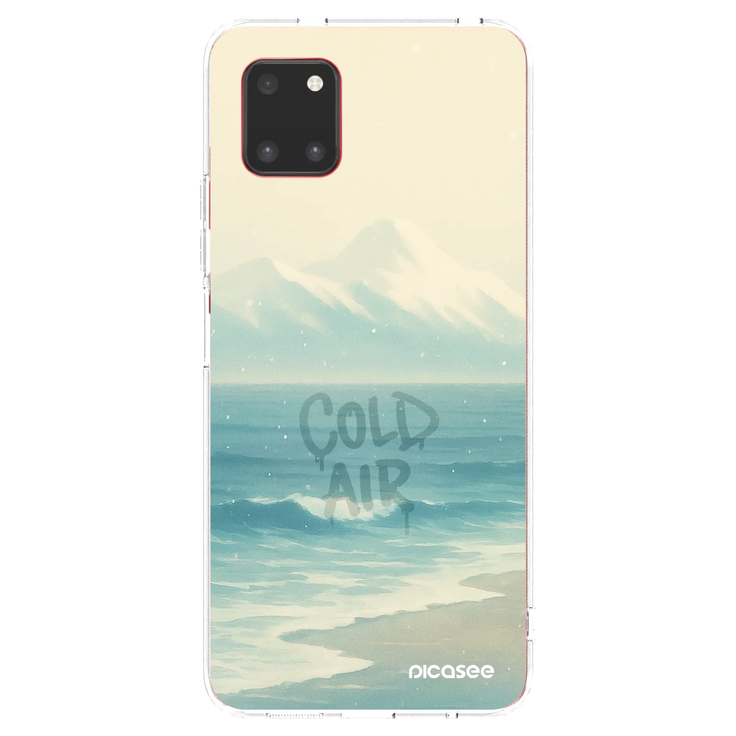 Picasee silikonowe przeźroczyste etui na Samsung Galaxy Note 10 Lite N770F - COLD AIR
