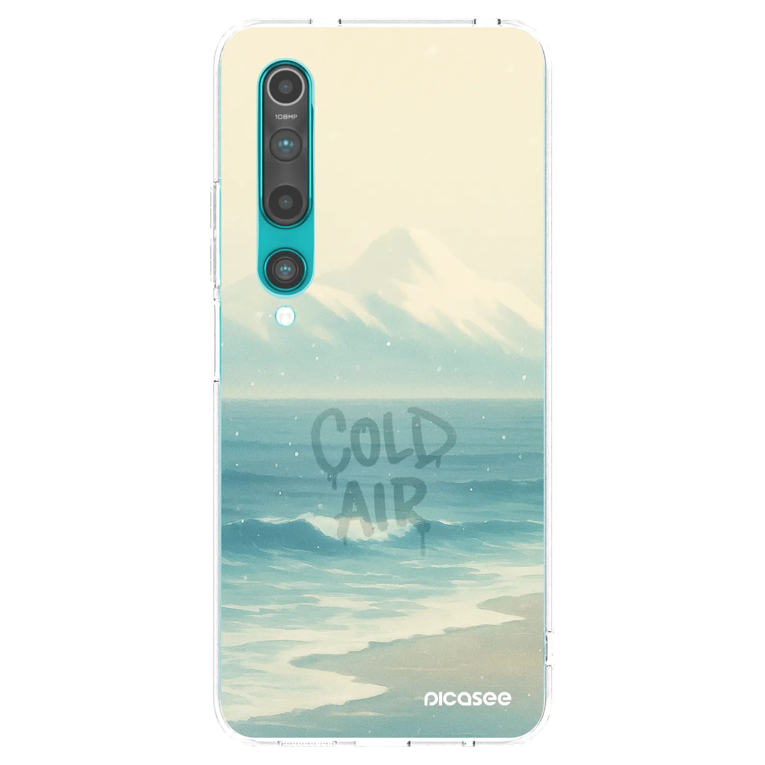 Picasee silikonowe przeźroczyste etui na Xiaomi Mi 10 - COLD AIR