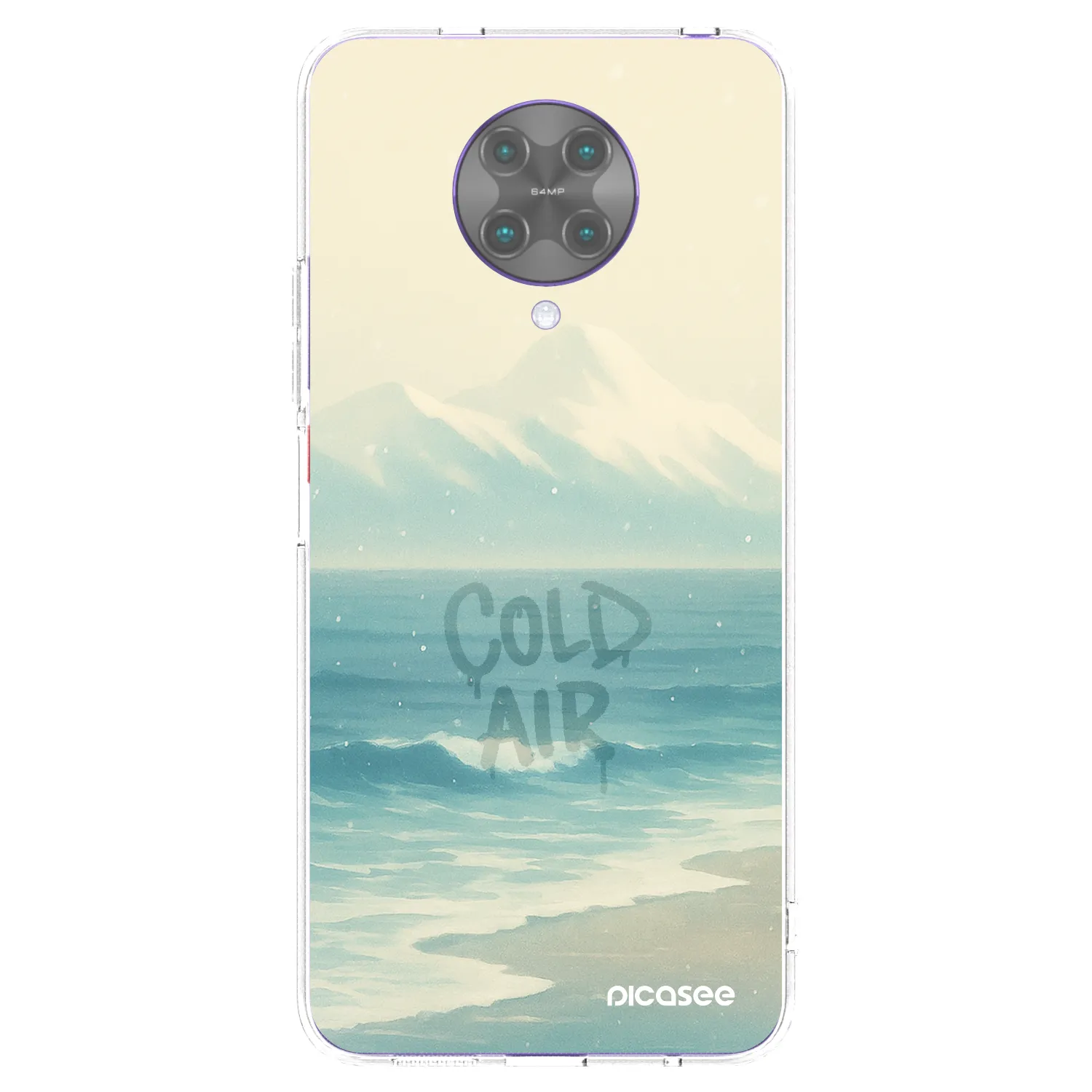 Picasee silikonowe przeźroczyste etui na Xiaomi Poco F2 Pro - COLD AIR