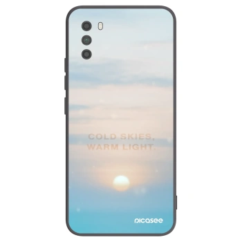 Picasee silikonowe czarne etui na Xiaomi Poco M3 - COLD SKIES