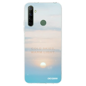 Picasee silikonowe przeźroczyste etui na Realme 6i - COLD SKIES