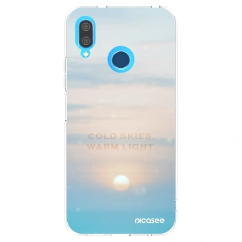 Picasee silikonowe przeźroczyste etui na Huawei P20 Lite - COLD SKIES