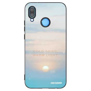 Picasee silikonowe czarne etui na Huawei P20 Lite - COLD SKIES