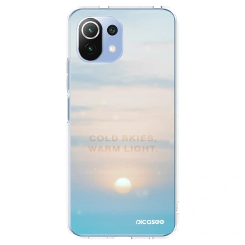 Picasee silikonowe przeźroczyste etui na Xiaomi Mi 11 Lite - COLD SKIES