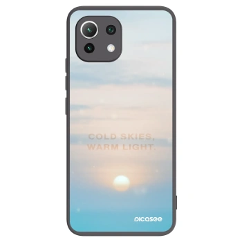 Picasee silikonowe czarne etui na Xiaomi Mi 11 Lite - COLD SKIES