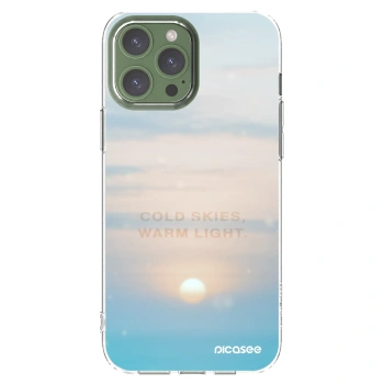 Picasee silikonowe przeźroczyste etui na Apple iPhone 13 Pro Max - COLD SKIES