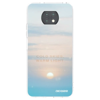 Picasee silikonowe przeźroczyste etui na Xiaomi Redmi Note 9T - COLD SKIES
