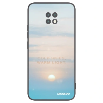 Picasee silikonowe czarne etui na Xiaomi Redmi Note 9T - COLD SKIES