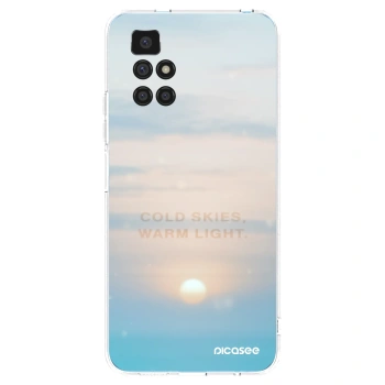 Picasee silikonowe przeźroczyste etui na Xiaomi Redmi 10 - COLD SKIES