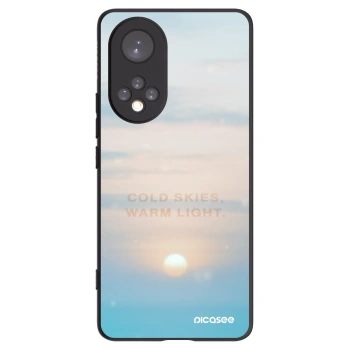 Picasee silikonowe czarne etui na Huawei Nova 9 - COLD SKIES