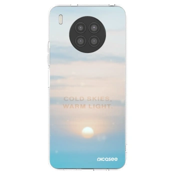 Picasee silikonowe przeźroczyste etui na Huawei Nova 8i - COLD SKIES
