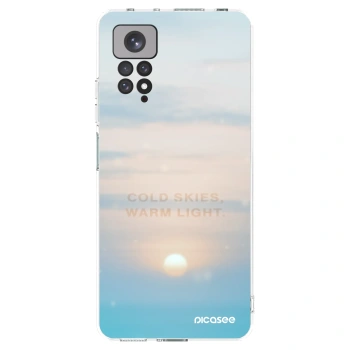 Picasee silikonowe przeźroczyste etui na Xiaomi Redmi Note 11S 4G - COLD SKIES
