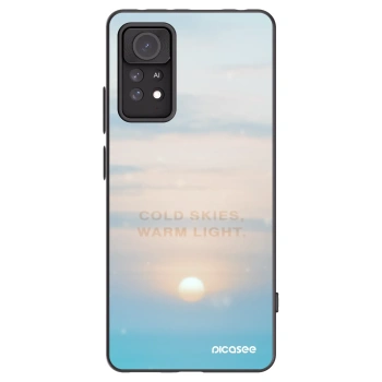 Picasee silikonowe czarne etui na Xiaomi Redmi Note 11 Pro 5G - COLD SKIES