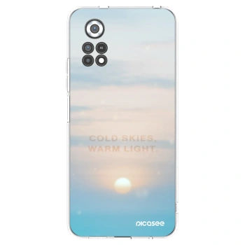 Picasee silikonowe przeźroczyste etui na Xiaomi Poco X4 Pro 5G - COLD SKIES
