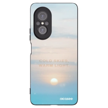 Picasee silikonowe czarne etui na Huawei Nova 9 SE - COLD SKIES