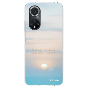 Picasee silikonowe przeźroczyste etui na Huawei Nova 9 SE - COLD SKIES