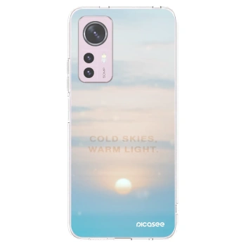Picasee silikonowe przeźroczyste etui na Xiaomi 12 - COLD SKIES