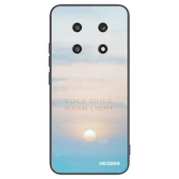 Picasee silikonowe czarne etui na Honor Magic4 Lite 5G - COLD SKIES