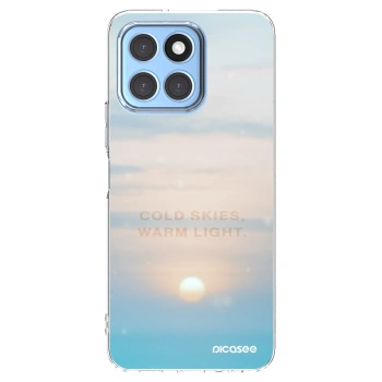 Picasee silikonowe przeźroczyste etui na Honor X6 - COLD SKIES