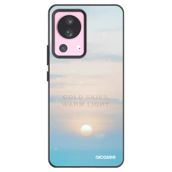 Picasee silikonowe czarne etui na Xiaomi 13 Lite - COLD SKIES