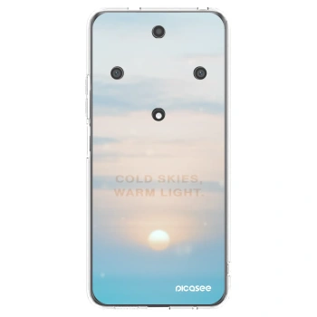 Picasee silikonowe przeźroczyste etui na Honor Magic5 Lite 5G - COLD SKIES