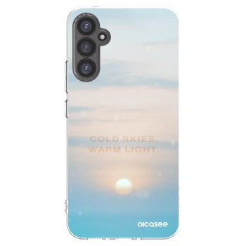 Picasee silikonowe przeźroczyste etui na Samsung Galaxy A34 5G A346B - COLD SKIES