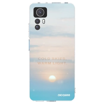 Picasee silikonowe przeźroczyste etui na Xiaomi Redmi Note 12S - COLD SKIES