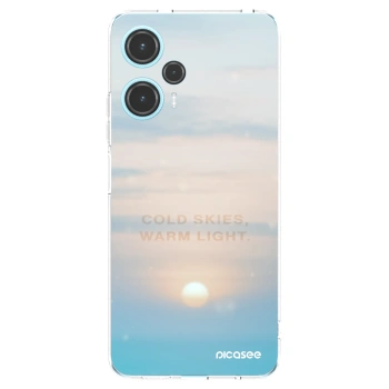 Picasee silikonowe przeźroczyste etui na Xiaomi Poco F5 - COLD SKIES