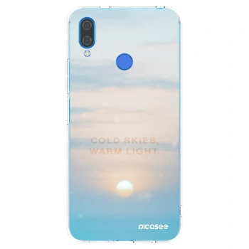 Picasee silikonowe przeźroczyste etui na Huawei Nova 3 - COLD SKIES