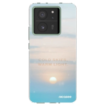 Picasee silikonowe przeźroczyste etui na Xiaomi 13T Pro - COLD SKIES