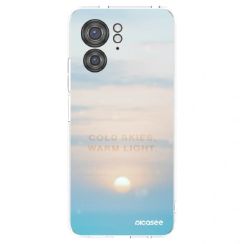 Picasee silikonowe przeźroczyste etui na Motorola Edge 40 - COLD SKIES