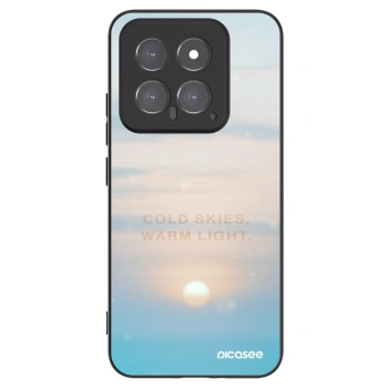 Picasee silikonowe czarne etui na Xiaomi 14 - COLD SKIES