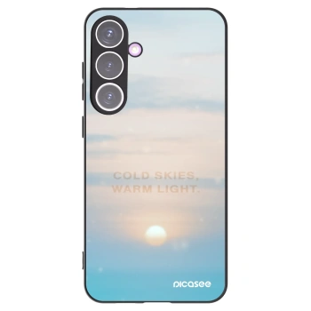 Picasee silikonowe czarne etui na Samsung Galaxy S24+ S926B 5G - COLD SKIES
