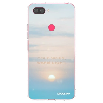 Picasee silikonowe przeźroczyste etui na Xiaomi Mi 8 Lite - COLD SKIES