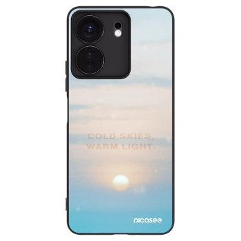 Picasee silikonowe czarne etui na Xiaomi Redmi 13C 4G - COLD SKIES
