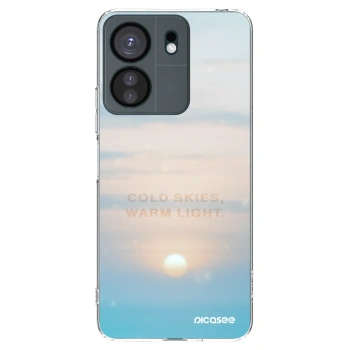 Picasee silikonowe przeźroczyste etui na Xiaomi Redmi 13C 4G - COLD SKIES