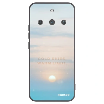 Picasee silikonowe czarne etui na Realme 11 Pro+ - COLD SKIES
