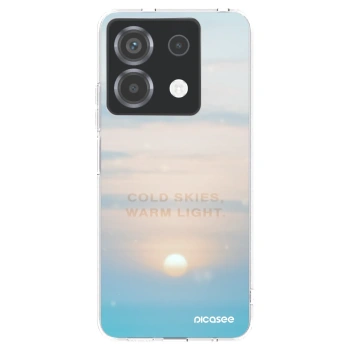 Picasee silikonowe przeźroczyste etui na Xiaomi Poco X6 - COLD SKIES