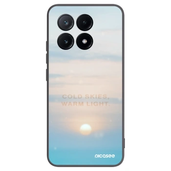 Picasee silikonowe czarne etui na Xiaomi Poco X6 Pro - COLD SKIES