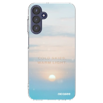 Picasee silikonowe przeźroczyste etui na Samsung Galaxy A15 A155F 4G - COLD SKIES