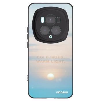 Picasee silikonowe czarne etui na Honor Magic6 Pro - COLD SKIES