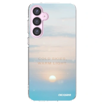 Picasee silikonowe przeźroczyste etui na Samsung Galaxy A55 5G A556B - COLD SKIES