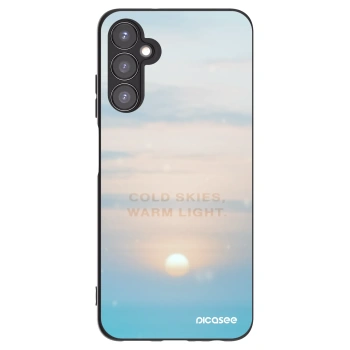 Picasee silikonowe czarne etui na Samsung Galaxy A05s A057G - COLD SKIES